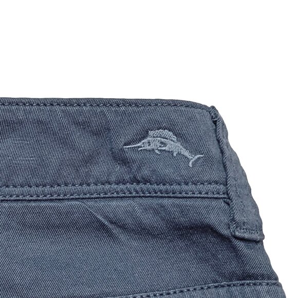 Tommy Bahama Maritime Blue Pima Cotton Blend Straight Leg‎ Chinos - Picture 9 of 11